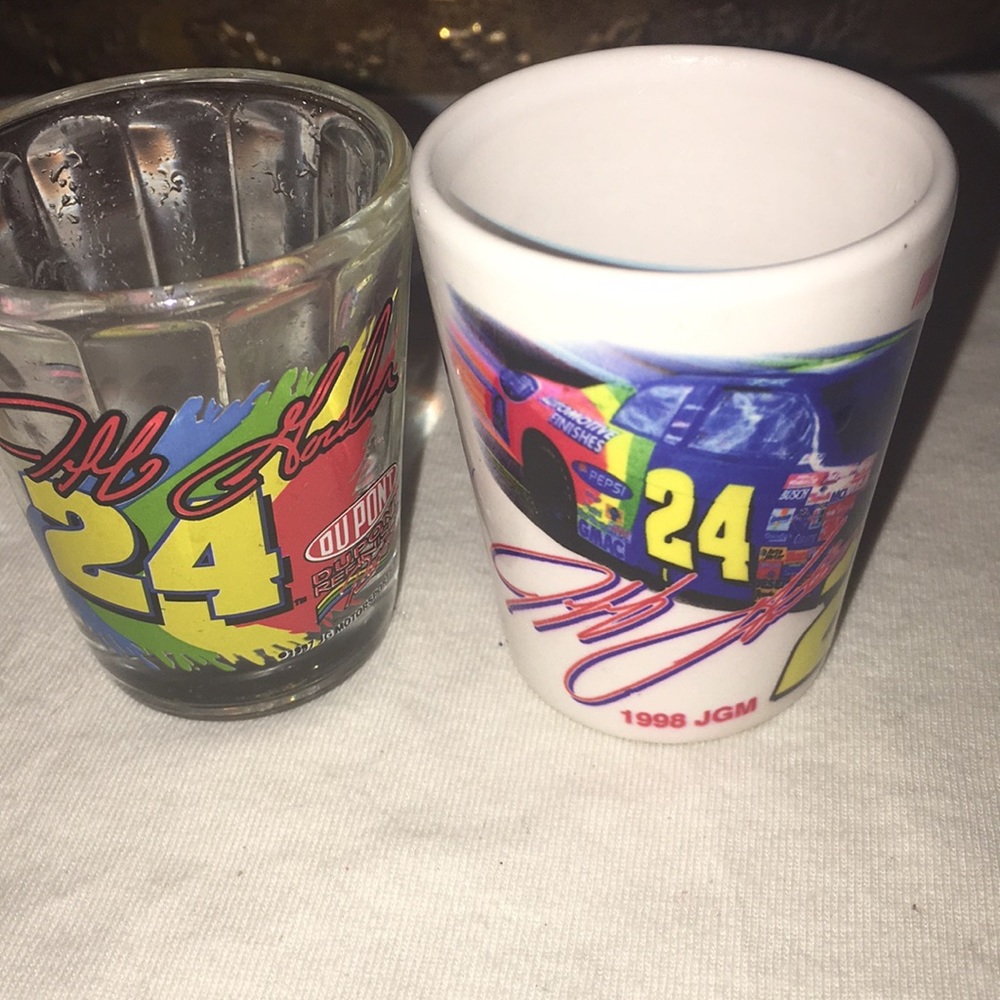 Jeff Gordan shot glasses